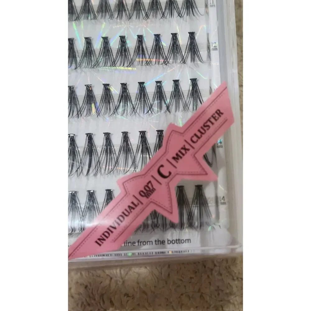 LANKIZIndividual 07 mm C Mix Cluster Lashes 80